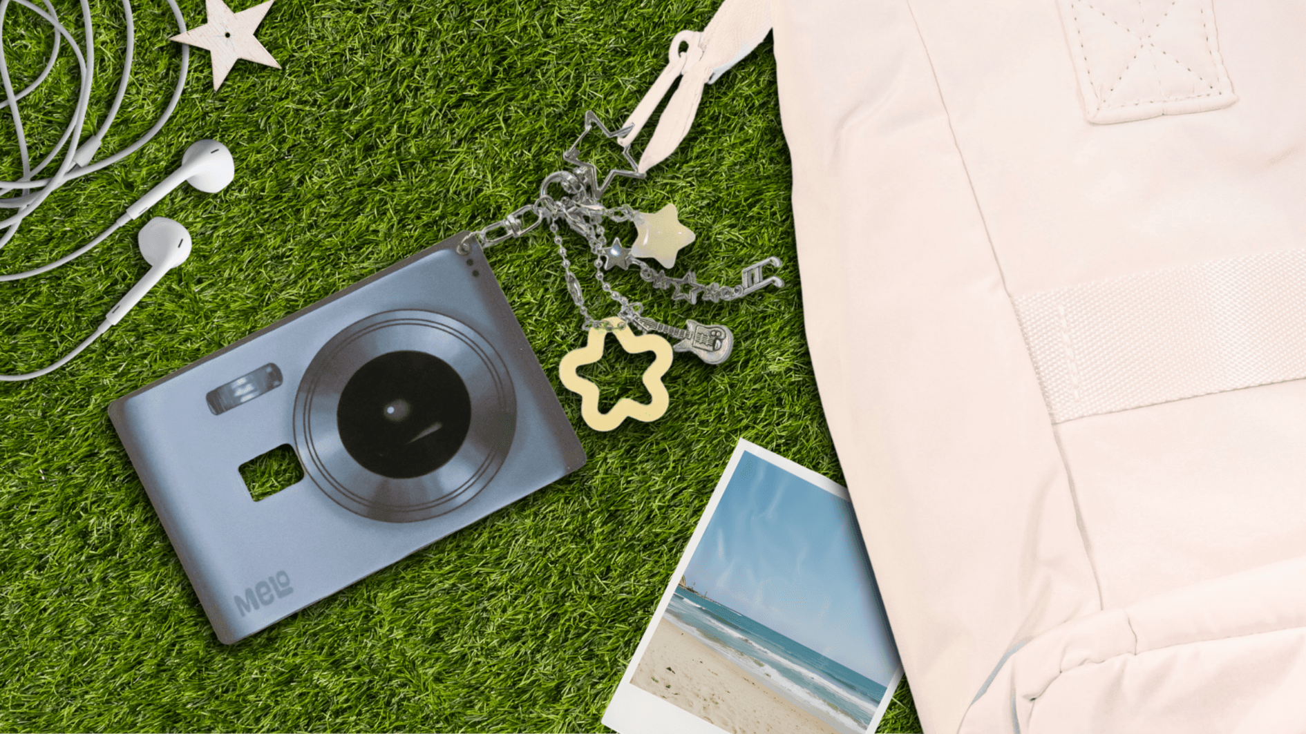 Photo Frame Keychain & Polaroid Photo