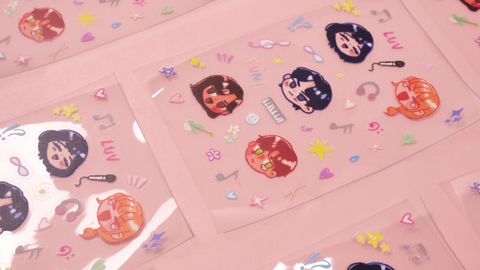 Character Sticker Sheet